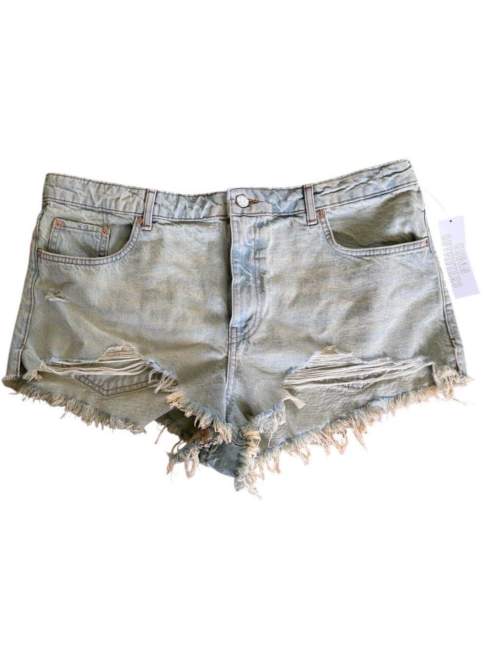 BDG Urban Outfitters Distressed Denim Shorts Light Wash Women’s Size 34